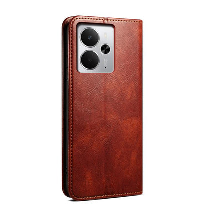 Oil Wax Crazy Horse Texture Leather Phone Case, For Realme 14 5G Global, For Realme P3 Pro, For Realme 14 Pro+ Global, For Realme 14 Pro Global, For Realme Note 60 4G / C61 4G, For Realme 13 Pro 5G Global, For Realme GT 6T 5G Global                    ...