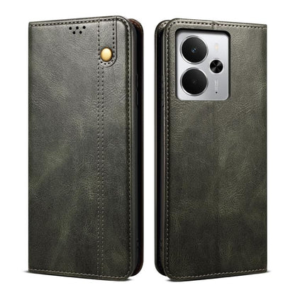 Oil Wax Crazy Horse Texture Leather Phone Case, For Realme 14 5G Global, For Realme P3 Pro, For Realme 14 Pro+ Global, For Realme 14 Pro Global, For Realme Note 60 4G / C61 4G, For Realme 13 Pro 5G Global, For Realme GT 6T 5G Global                    ...