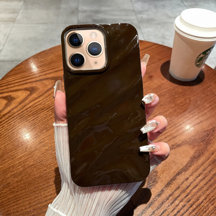 Solid Color Wave Texture TPU Phone Case