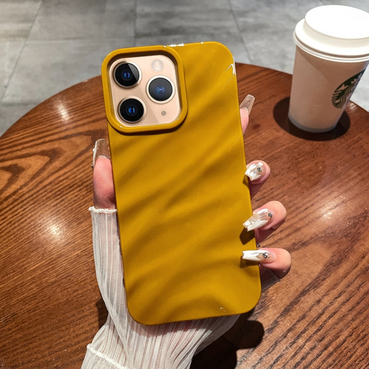 Solid Color Wave Texture TPU Phone Case