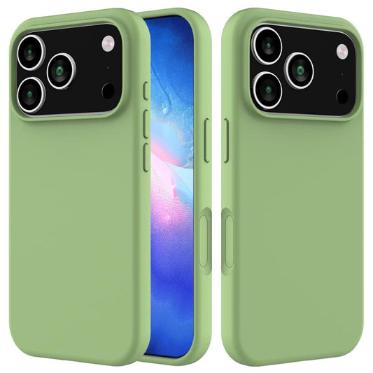 Handyhülle aus einfarbigem Silikon, für iPhone 17e / 16e, für iPhone 17 Pro Max, für iPhone 17 Pro, für iPhone 17, für iPhone Air, für iPhone 16 Pro Max, für iPhone 16 Pro, für iPhone 16 Plus