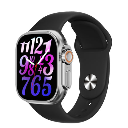 Montre intelligente WS-E9 Ultra 2,2 pouces étanche IP67 avec bracelet en silicone, prise en charge de la fréquence cardiaque / NFC, bracelet en silicone (argent), bracelet en silicone (bleu), bracelet en silicone (rose), bracelet en silicone (noir)