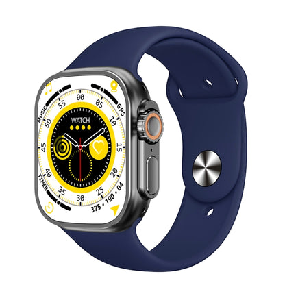 Montre intelligente WS-E9 Ultra 2,2 pouces étanche IP67 avec bracelet en silicone, prise en charge de la fréquence cardiaque / NFC, bracelet en silicone (argent), bracelet en silicone (bleu), bracelet en silicone (rose), bracelet en silicone (noir)