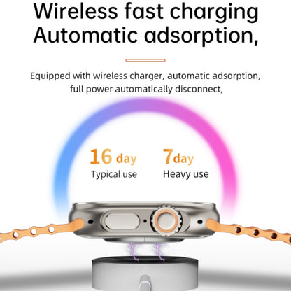 Montre intelligente WS-E9 Ultra 2,2 pouces étanche IP67 avec bracelet en silicone, prise en charge de la fréquence cardiaque / NFC, bracelet en silicone (argent), bracelet en silicone (bleu), bracelet en silicone (rose), bracelet en silicone (noir)