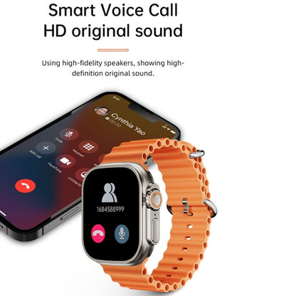 Montre intelligente WS-E9 Ultra 2,2 pouces étanche IP67 avec bracelet en silicone, prise en charge de la fréquence cardiaque / NFC, bracelet en silicone (argent), bracelet en silicone (bleu), bracelet en silicone (rose), bracelet en silicone (noir)