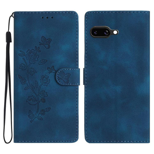 Flower Butterfly Embossing Pattern Leather Phone Case, For Google Pixel 9a, For Google Pixel 8 Pro, For Google Pixel 8, For Google Pixel 7a, For Google Pixel 7 Pro, For Google Pixel 7, For Google Pixel 6a, For Google Pixel 6 Pro, For Google Pixel 6