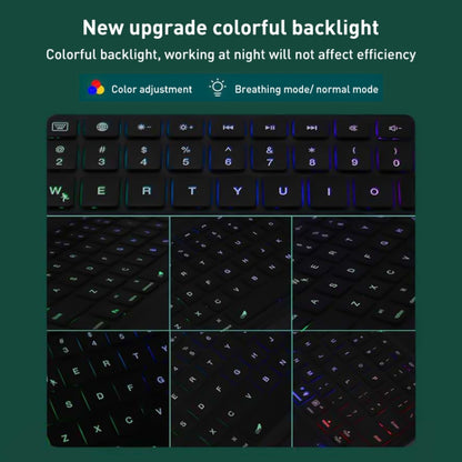 Integrated Bluetooth Keyboard Leather Case with Backlight & Touchpad, For iPad Pro 12.9 2022 / 2021 / 2020, For iPad Pro 11 2022 / 2021 / 2020, For iPad 10th Gen 10.9 2022, For iPad 10.2 2021 / 2020 / 2019, For iPad Air 2022 / 2020