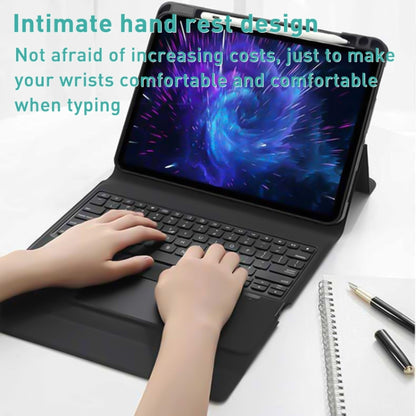 Integrated Bluetooth Keyboard Leather Case with Backlight & Touchpad, For iPad Pro 12.9 2022 / 2021 / 2020, For iPad Pro 11 2022 / 2021 / 2020, For iPad 10th Gen 10.9 2022, For iPad 10.2 2021 / 2020 / 2019, For iPad Air 2022 / 2020
