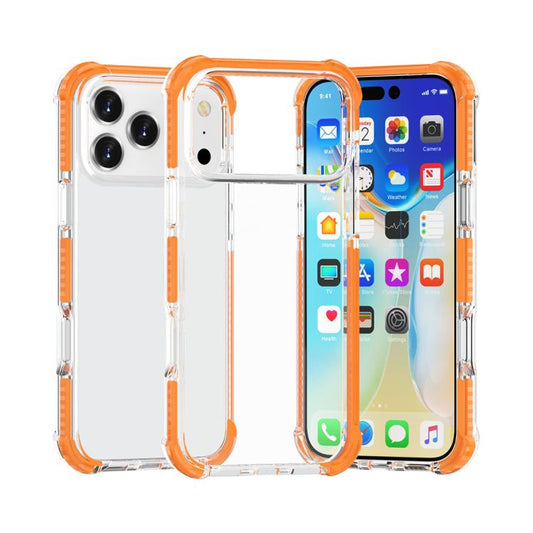 Four-corner Shockproof TPU Hybrid Acrylic Phone Case, For iPhone 18 Pro / 17 Pro, For iPhone 18 Pro Max / 17 Pro Max, For iPhone 17, For iPhone 17 Air, For iPhone 16 Pro Max, For iPhone 16 Pro, For iPhone 16 Plus, For iPhone 16, For iPhone 15 Pro Max