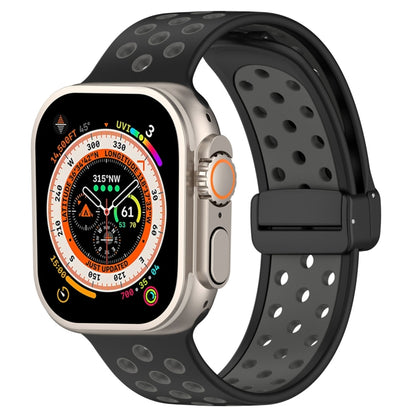 Magnetic Buckle Silicone Watch Band, For Apple Watch Ultra 49mm, For Apple Watch SE 2023 44mm, For Apple Watch SE 2023 40mm, For Apple Watch 8 41mm, For Apple Watch Ultra 2 49mm, For Apple Watch 8 45mm