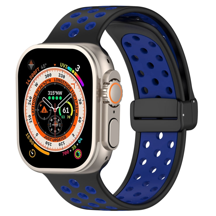 Magnetic Buckle Silicone Watch Band, For Apple Watch Ultra 49mm, For Apple Watch SE 2023 44mm, For Apple Watch SE 2023 40mm, For Apple Watch 8 41mm, For Apple Watch Ultra 2 49mm, For Apple Watch 8 45mm
