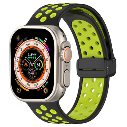 Magnetic Buckle Silicone Watch Band, For Apple Watch Ultra 49mm, For Apple Watch SE 2023 44mm, For Apple Watch SE 2023 40mm, For Apple Watch 8 41mm, For Apple Watch Ultra 2 49mm, For Apple Watch 8 45mm