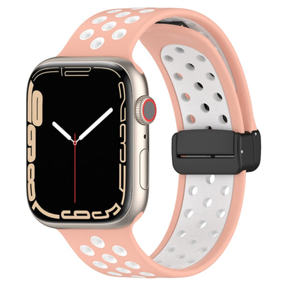 Magnetic Buckle Silicone Watch Band, For Apple Watch Ultra 49mm, For Apple Watch SE 2023 44mm, For Apple Watch SE 2023 40mm, For Apple Watch 8 41mm, For Apple Watch Ultra 2 49mm, For Apple Watch 8 45mm