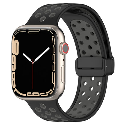 Magnetic Buckle Silicone Watch Band, For Apple Watch Ultra 49mm, For Apple Watch SE 2023 44mm, For Apple Watch SE 2023 40mm, For Apple Watch 8 41mm, For Apple Watch Ultra 2 49mm, For Apple Watch 8 45mm