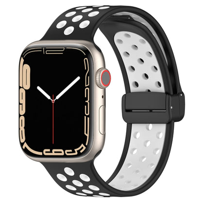 Magnetic Buckle Silicone Watch Band, For Apple Watch SE 40mm, For Apple Watch SE 44mm, For Apple Watch 6 40mm, For Apple Watch 6 44mm, For Apple Watch 5 44mm, For Apple Watch 5 40mm