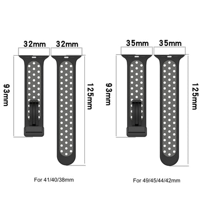 Magnetic Buckle Silicone Watch Band, For Apple Watch Series 9 45mm, For Apple Watch SE 2022 40mm, For Apple Watch SE 2022 44mm, For Apple Watch Series 9 41mm, For Apple Watch 7 41mm, For Apple Watch 7 45mm