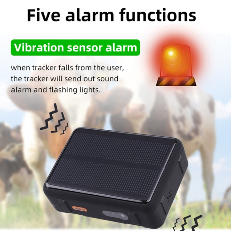 Traqueur GPS V44 étanche à énergie solaire pour bovins et ovins, Traqueur GPS V44