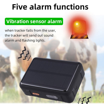 Traqueur GPS V44 étanche à énergie solaire pour bovins et ovins, Traqueur GPS V44