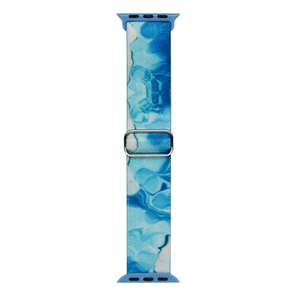 Painted Pattern Nylon Replacement Watch Band, For Apple Watch SE 40mm, For Apple Watch SE 44mm, For Apple Watch 6 40mm, For Apple Watch 6 44mm, For Apple Watch 5 44mm, For Apple Watch 5 40mm, For Apple Watch 4 44mm, For Apple Watch 4 40mm��������������...