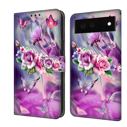 Crystal 3D Shockproof Protective Leather Phone Case, For Google Pixel 7a, For Google Pixel 7 Pro, For Google Pixel 7, For Google Pixel 6a, For Google Pixel 6 Pro