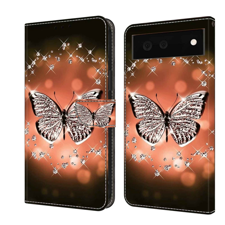 Crystal 3D Shockproof Protective Leather Phone Case, For Google Pixel 7a, For Google Pixel 7 Pro, For Google Pixel 7, For Google Pixel 6a, For Google Pixel 6 Pro