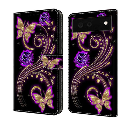 Crystal 3D Shockproof Protective Leather Phone Case, For Google Pixel 7a, For Google Pixel 7 Pro, For Google Pixel 7, For Google Pixel 6a, For Google Pixel 6 Pro