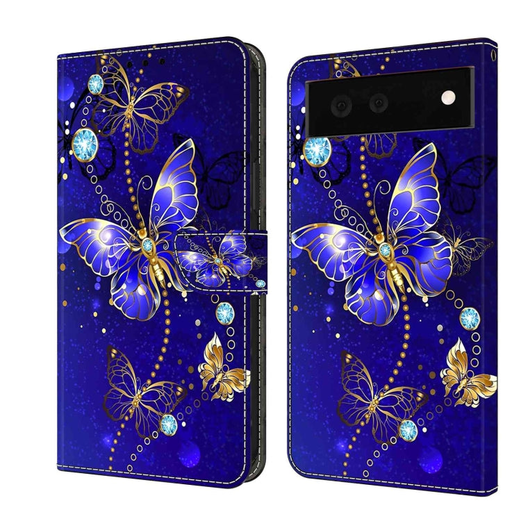 Crystal 3D Shockproof Protective Leather Phone Case, For Google Pixel 7a, For Google Pixel 7 Pro, For Google Pixel 7, For Google Pixel 6a, For Google Pixel 6 Pro