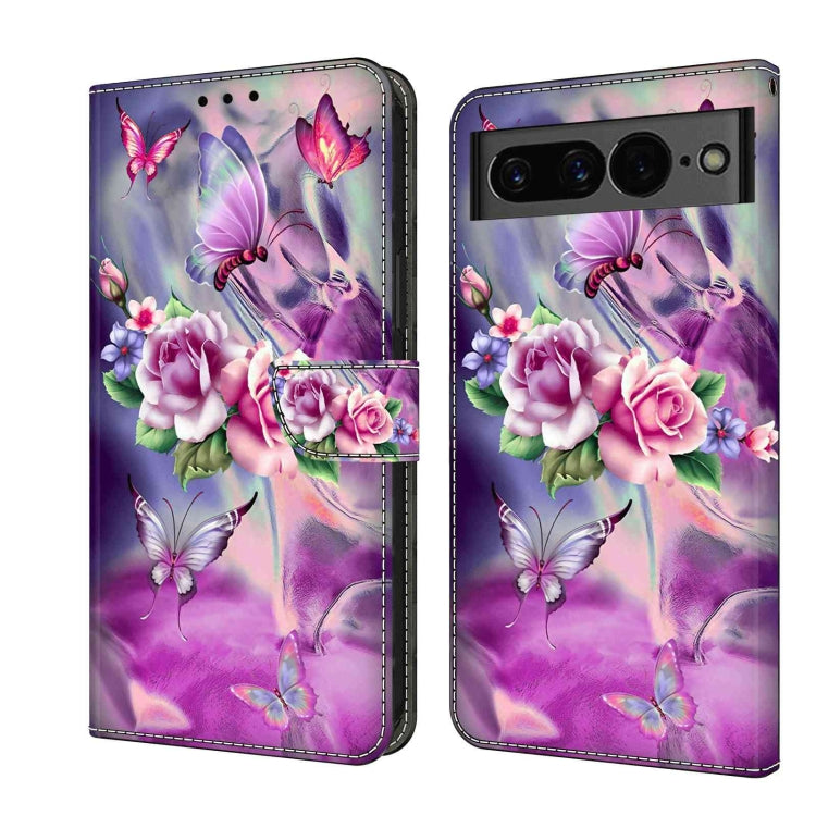 Crystal 3D Shockproof Protective Leather Phone Case, For Google Pixel 7a, For Google Pixel 7 Pro, For Google Pixel 7, For Google Pixel 6a, For Google Pixel 6 Pro