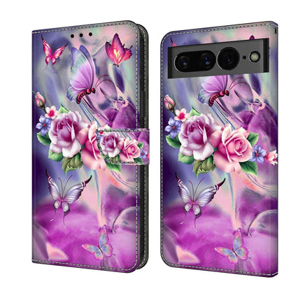 Crystal 3D Shockproof Protective Leather Phone Case, For Google Pixel 7a, For Google Pixel 7 Pro, For Google Pixel 7, For Google Pixel 6a, For Google Pixel 6 Pro