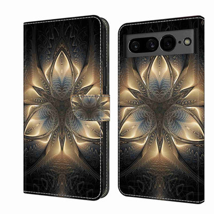 Crystal 3D Shockproof Protective Leather Phone Case, For Google Pixel 7a, For Google Pixel 7 Pro, For Google Pixel 7, For Google Pixel 6a, For Google Pixel 6 Pro