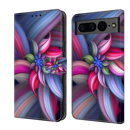 Crystal 3D Shockproof Protective Leather Phone Case, For Google Pixel 7a, For Google Pixel 7 Pro, For Google Pixel 7, For Google Pixel 6a, For Google Pixel 6 Pro