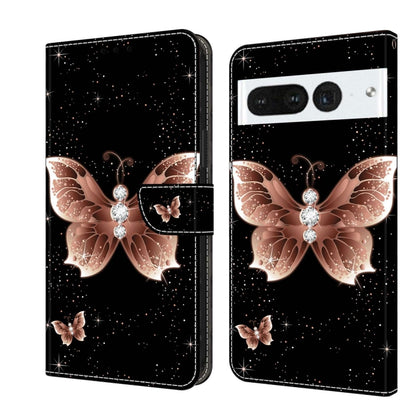 Crystal 3D Shockproof Protective Leather Phone Case, For Google Pixel 7a, For Google Pixel 7 Pro, For Google Pixel 7, For Google Pixel 6a, For Google Pixel 6 Pro