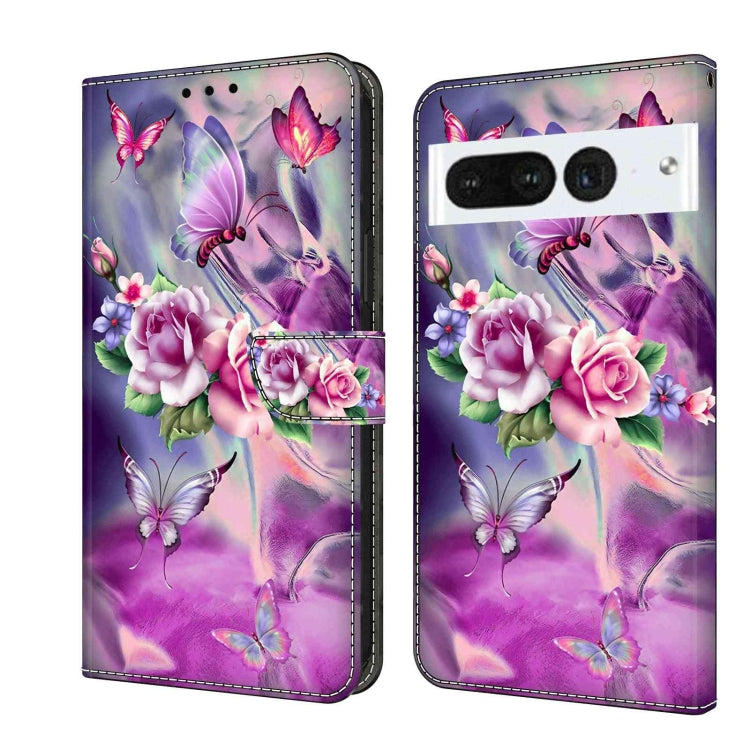 Crystal 3D Shockproof Protective Leather Phone Case, For Google Pixel 7a, For Google Pixel 7 Pro, For Google Pixel 7, For Google Pixel 6a, For Google Pixel 6 Pro