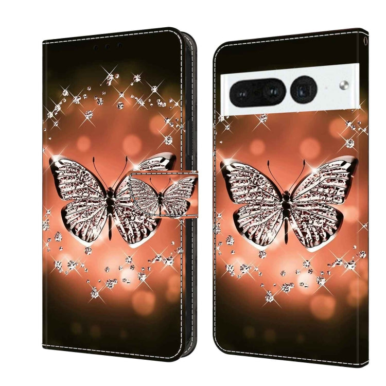 Crystal 3D Shockproof Protective Leather Phone Case, For Google Pixel 7a, For Google Pixel 7 Pro, For Google Pixel 7, For Google Pixel 6a, For Google Pixel 6 Pro