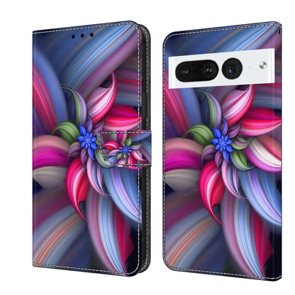 Crystal 3D Shockproof Protective Leather Phone Case, For Google Pixel 7a, For Google Pixel 7 Pro, For Google Pixel 7, For Google Pixel 6a, For Google Pixel 6 Pro