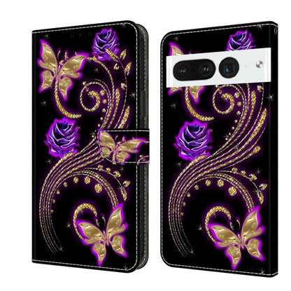 Crystal 3D Shockproof Protective Leather Phone Case, For Google Pixel 7a, For Google Pixel 7 Pro, For Google Pixel 7, For Google Pixel 6a, For Google Pixel 6 Pro