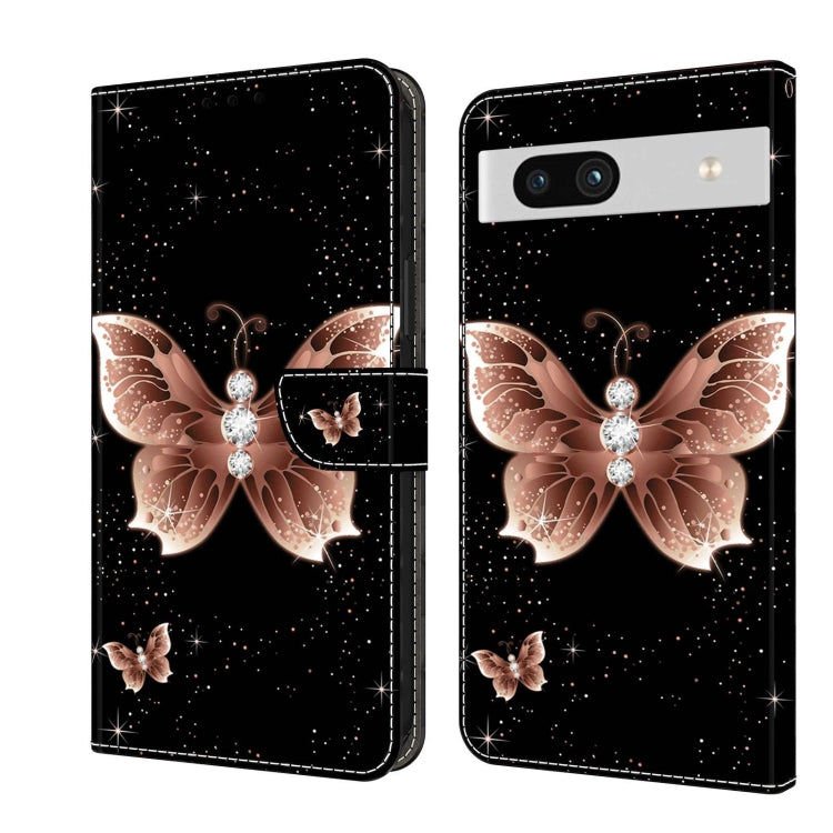 Crystal 3D Shockproof Protective Leather Phone Case, For Google Pixel 7a, For Google Pixel 7 Pro, For Google Pixel 7, For Google Pixel 6a, For Google Pixel 6 Pro