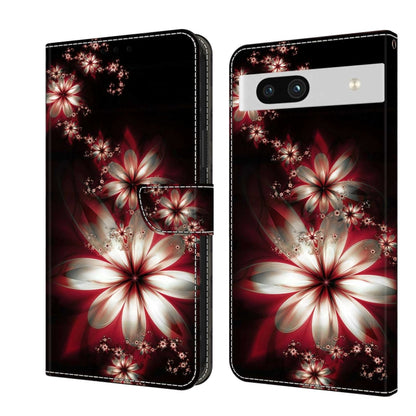 Crystal 3D Shockproof Protective Leather Phone Case, For Google Pixel 7a, For Google Pixel 7 Pro, For Google Pixel 7, For Google Pixel 6a, For Google Pixel 6 Pro