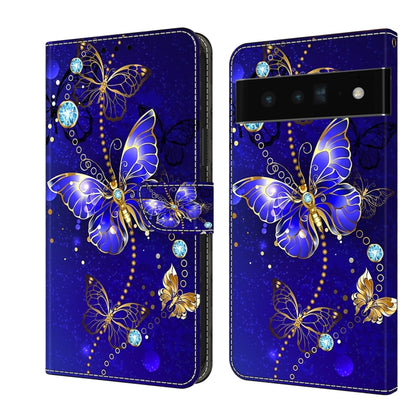 Crystal 3D Shockproof Protective Leather Phone Case, For Google Pixel 7a, For Google Pixel 7 Pro, For Google Pixel 7, For Google Pixel 6a, For Google Pixel 6 Pro