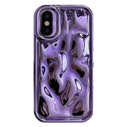 Electroplating Meteorite Texture TPU Phone Case