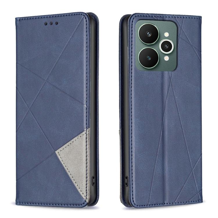 Rhombus Texture Leather Phone Case, For Realme 16T 5G, For Realme 16 5G, For Realme 16 Pro+ 5G, For Realme 16 Pro 5G, For Realme 15 Pro 5G, For Realme 15 5G, For Realme C53