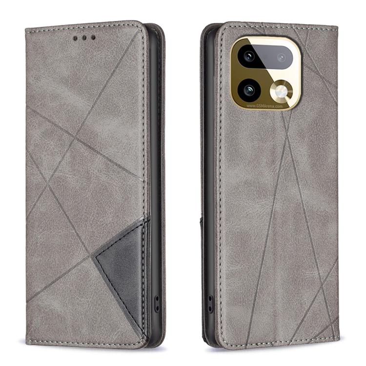 Rhombus Texture Leather Phone Case, For Realme 16T 5G, For Realme 16 5G, For Realme 16 Pro+ 5G, For Realme 16 Pro 5G, For Realme 15 Pro 5G, For Realme 15 5G, For Realme C53