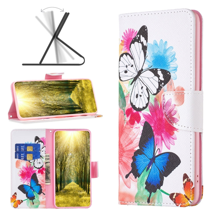 Colored Drawing Pattern Leather Phone Case, For Realme C53