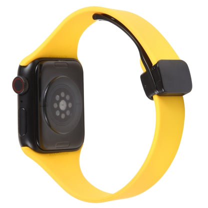 Magnetic Buckle Slim Silicone Watch Band, For Apple Watch Series 7 41mm, For Apple Watch Series 7 45mm, For Apple Watch Series 6 40mm, For Apple Watch Series 6 44mm