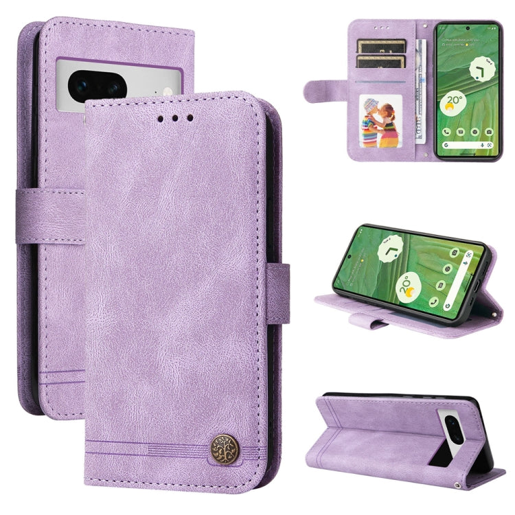Skin Feel Life Tree Metal Button Leather Phone Case, For Google Pixel 11 Pro XL, For Google Pixel 11 / Pixel 11 Pro, For Google Pixel 10a, For Google Pixel 9a, For Google Pixel 9 Pro, For Google Pixel 9, For Google Pixel 8a, For Google Pixel 8 Pro     ...