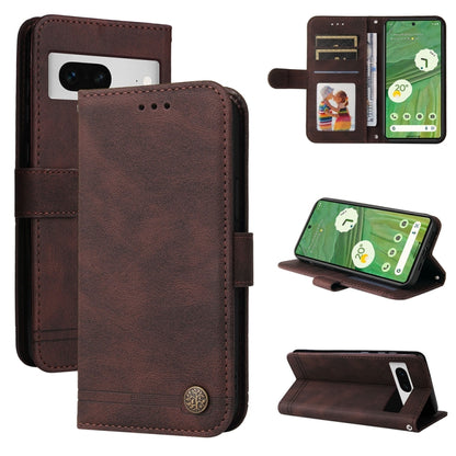Skin Feel Life Tree Metal Button Leather Phone Case, For Google Pixel 11 Pro XL, For Google Pixel 11 / Pixel 11 Pro, For Google Pixel 10a, For Google Pixel 9a, For Google Pixel 9 Pro, For Google Pixel 9, For Google Pixel 8a, For Google Pixel 8 Pro     ...