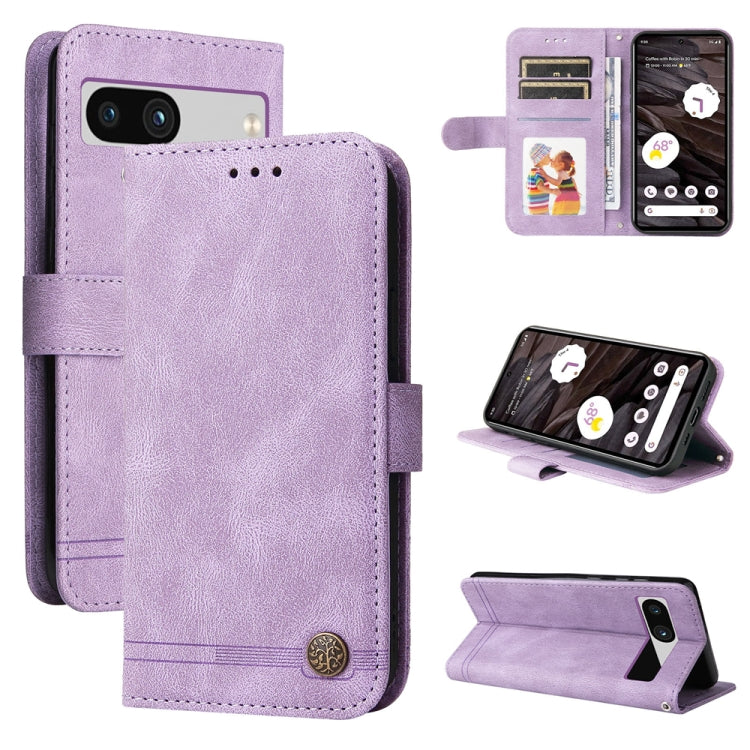 Skin Feel Life Tree Metal Button Leather Phone Case, For Google Pixel 11 Pro XL, For Google Pixel 11 / Pixel 11 Pro, For Google Pixel 10a, For Google Pixel 9a, For Google Pixel 9 Pro, For Google Pixel 9, For Google Pixel 8a, For Google Pixel 8 Pro     ...