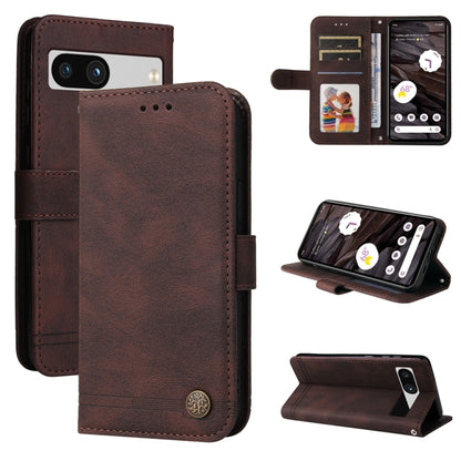 Skin Feel Life Tree Metal Button Leather Phone Case, For Google Pixel 11 Pro XL, For Google Pixel 11 / Pixel 11 Pro, For Google Pixel 10a, For Google Pixel 9a, For Google Pixel 9 Pro, For Google Pixel 9, For Google Pixel 8a, For Google Pixel 8 Pro     ...