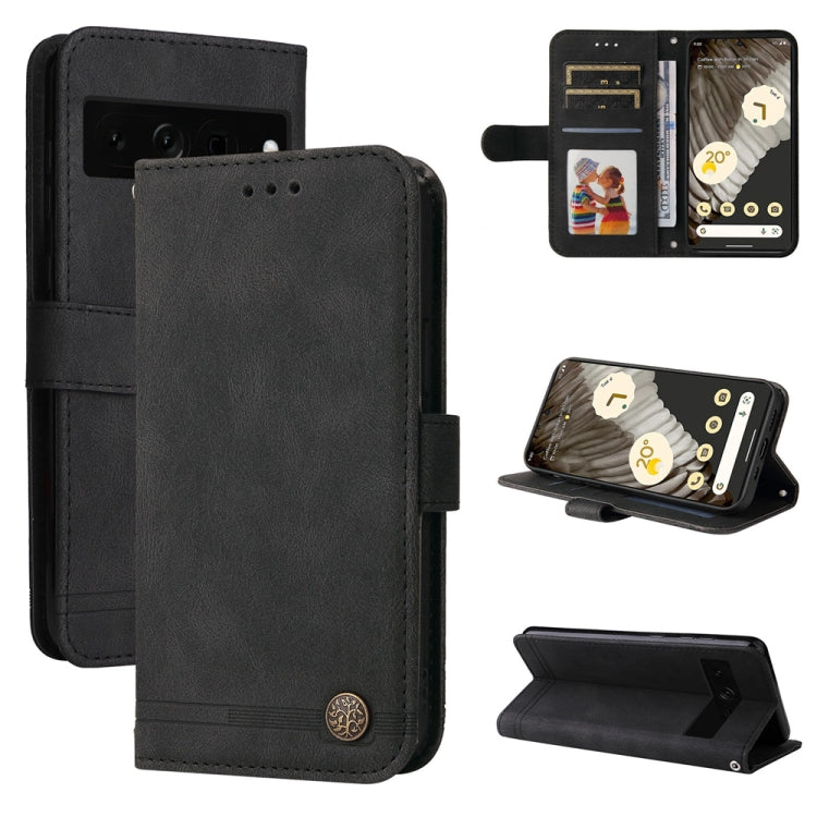 Skin Feel Life Tree Metal Button Leather Phone Case, For Google Pixel 11 Pro XL, For Google Pixel 11 / Pixel 11 Pro, For Google Pixel 10a, For Google Pixel 9a, For Google Pixel 9 Pro, For Google Pixel 9, For Google Pixel 8a, For Google Pixel 8 Pro     ...