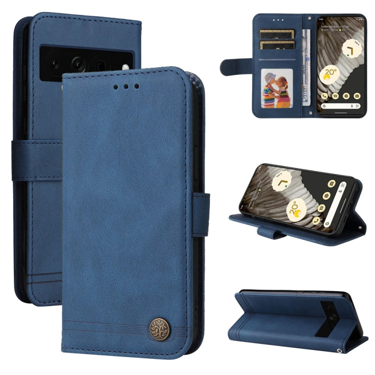 Skin Feel Life Tree Metal Button Leather Phone Case, For Google Pixel 11 Pro XL, For Google Pixel 11 / Pixel 11 Pro, For Google Pixel 10a, For Google Pixel 9a, For Google Pixel 9 Pro, For Google Pixel 9, For Google Pixel 8a, For Google Pixel 8 Pro     ...